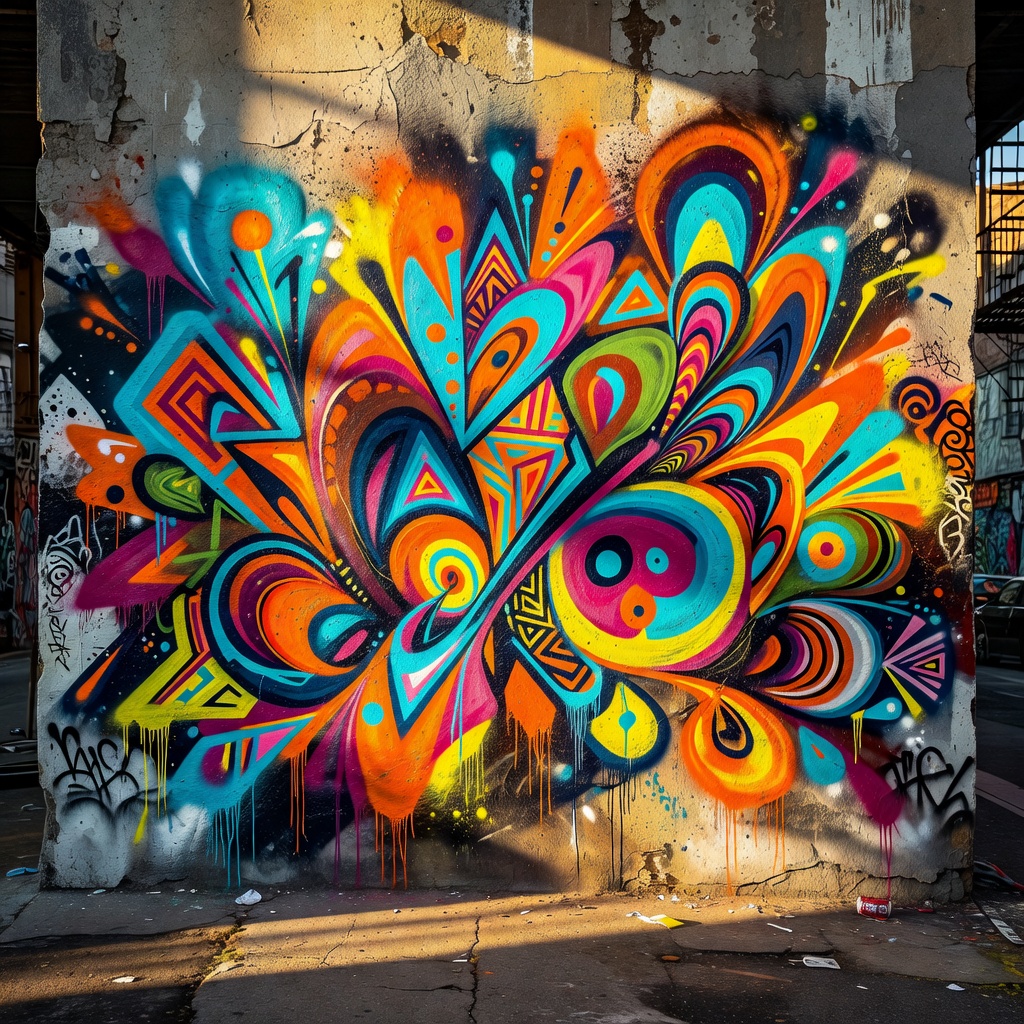 Vibrant crowd scene